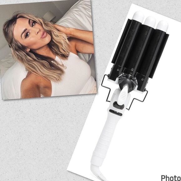 BONDIBOOST Wave Wand Hair Curling Iron Wand [32 mm / 1.25” Ceramic Tourmaline - Picture 1 of 12